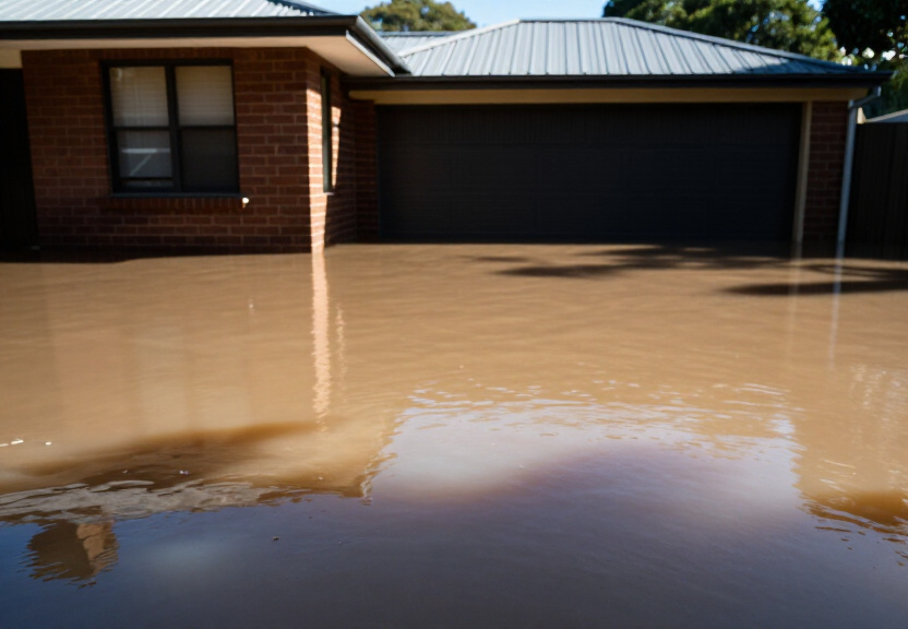 Before and After Flood Cleanup in South Penrith
